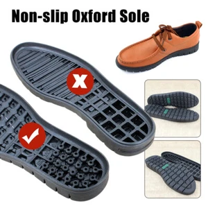 Men Rubber Anti-wear Shoe Sole Repair Non-slip Thick DIY Replacement Accessories - Picture 1 of 20