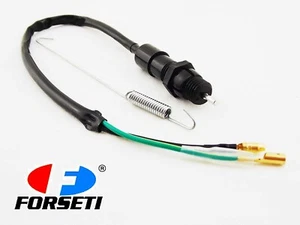 KAWASAKI KLR650 88-02 FORSETI REAR BRAKE LIGHT SWITCH AND SPRING ASSEMBLY - Picture 1 of 3