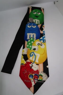 Corbata cuello M&M's 2000 Millennium DE COLECCIÓN fiesta año nuevo nuevo con etiquetas Foto 1 de 4