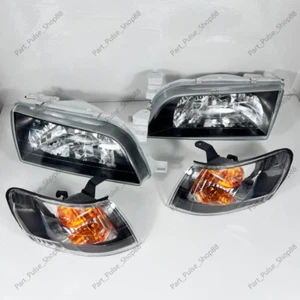 ONE PAIR TOYOTA Corolla Front HEAD LIGHTS AND CORNER LAMP AE100 AE101 EE100 - Picture 1 of 8