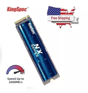 KingSpec SSD M2  NVME SSD 1TB   ssd M.2 2280 PCIe Hard Drive 2280 NX - Picture 1 of 3