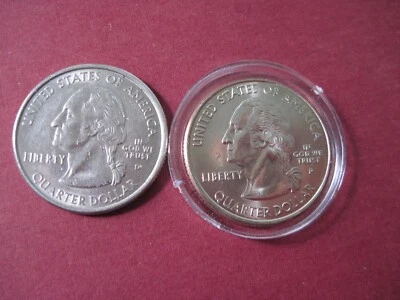 2001-P New York State Quarter 25 cent Coin US Mint Satin 4 Coin Set Uncirculated - Image 1 of 3