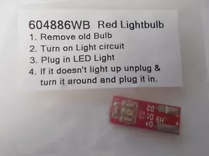 Sealed Package Kuryakyn LED Replacement Red Lightbulb 604886WB - Picture 1 of 1