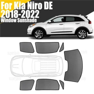 Magnetic Window Sunshade For Kia Niro DE 2018-2022 Mesh Windshield Frame Curtain - Picture 1 of 14