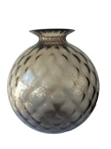 Vaso in vetro di Murano firmato NASON balloton fumè - Imagen 1 de 5
