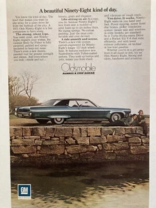 1971 Oldsmobile Ninety Eight 98 Print Ad - Picture 1 of 2