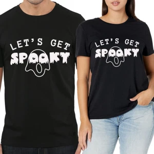 T-shirt uomo Halloween donna spettrale fantasma spaventoso magliette donna unisex top - Foto 1 di 4