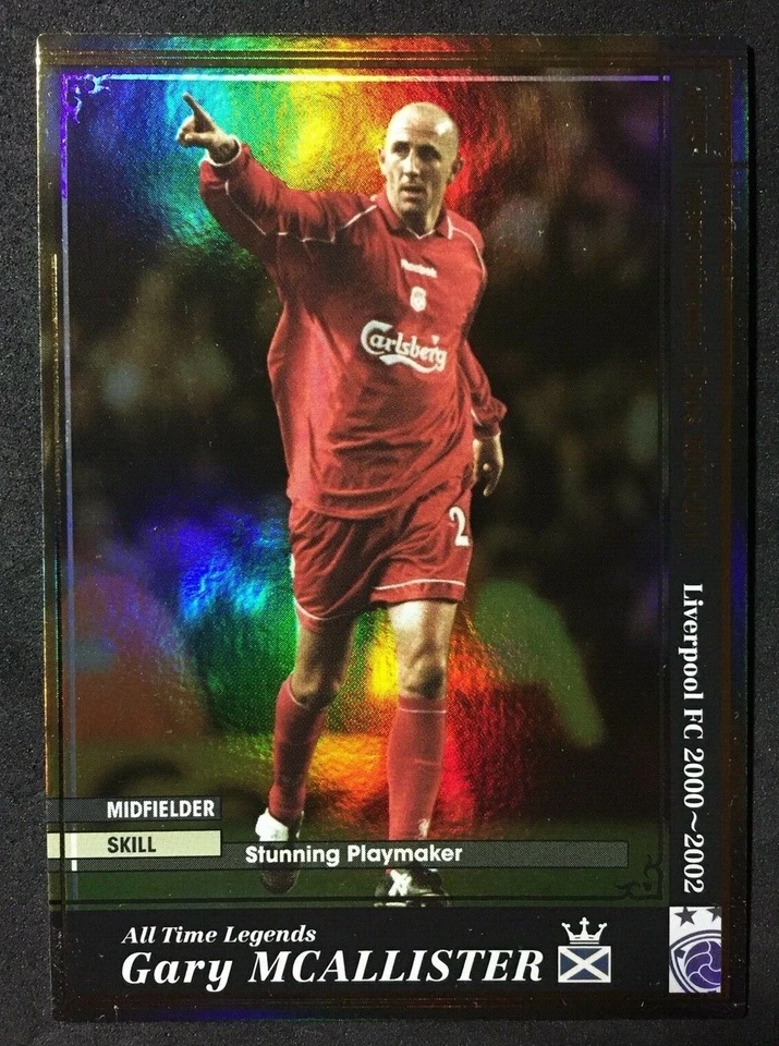 2010-11 Panini WCCF All Time Legends Gary McAllister Liverpool refractor card - Image 1 of 1