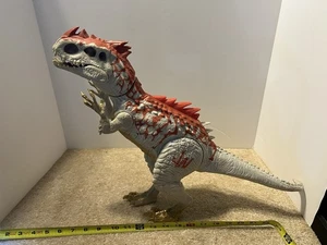 Figura electrónica Indominus Rex dinosaurio Jurassic World. Variante naranja. - Imagen 1 de 4