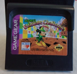 Used Game Only Mickey's Ultimate Challenge Sega Game Gear Free Shipping! - Picture 1 of 1