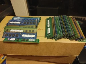 Lot Of 60 Mixed Brand and Speed Ddr3 Ram Modules (4GB - 31)And (2GB - 29) - Picture 1 of 1
