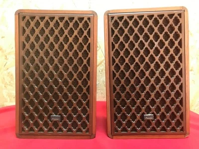 Sansui SP-M1 2-Way Bookshelf Speakers Pair Sealed Enclosure 8Ω 60W Tested Japan - Image 1 of 4