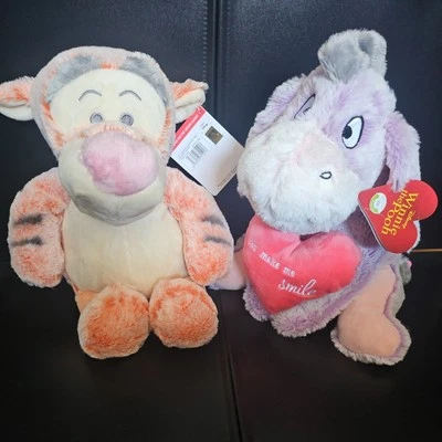 Disney Tigger I-Aah Set Plüsch Stofftier Kuscheltier Winnie The Pooh 30 cm Neu - Bild 1 von 3