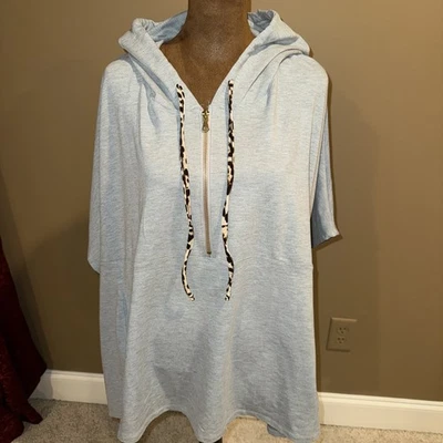 coco carmen Hoodie 1/2 Zip Size O/S - Image 1 of 4