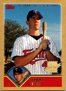 Terry Tiffee #310 - Gold SN/2003,RC - 2003 Topps - Minnesota Twins - Picture 1 of 2