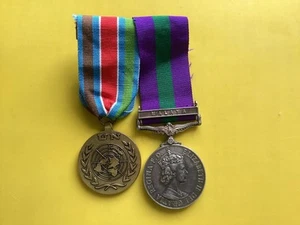 Malaya and U.N. Medals. (Full Size) - Picture 1 of 2