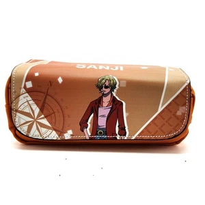 VINSMOKE SANJI STYLE A One Piece Pencil Case (Black Leg Anime Travel Bag Wallet) - Picture 1 of 3