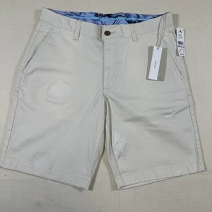 Tommy Bahama Boracay Shorts Mens 32 Bleached Sand Stretch Chino Stain Flaw NWT - Picture 1 of 10