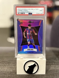 2023-24 Daka FCB Barcelona Lamine Yamal Holocene Purple 81/99 #4 PSA 9 - Picture 1 of 4