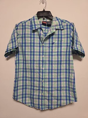 Wrangler,Youth Boys Size XL 14/16, Plaid Short Sleeve Button Down Shirt  - Image 1 of 4