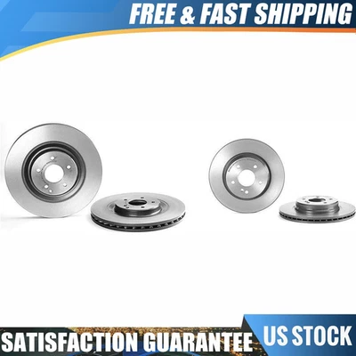 Brembo 4 Front Rear Brake Rotor Fits 2003-2006 Mercedes-Benz CLK500 - Image 1 of 4