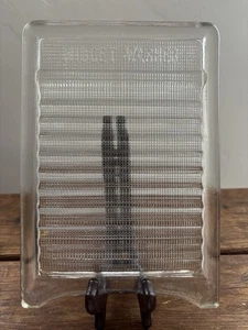 Vintage 1940er WWII "Midget-Washer" für Waschbeckenwäsche geripptes Glas Waschbrett USA - Bild 1 von 7