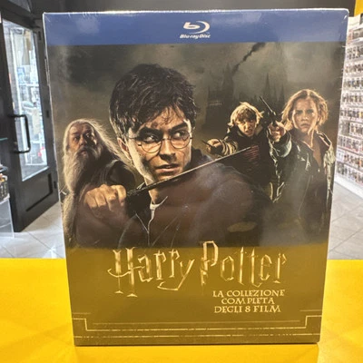 Harry Potter La Collezione Completa 8 dischi BLU RAY NUOVO - Immagine 1 di 2