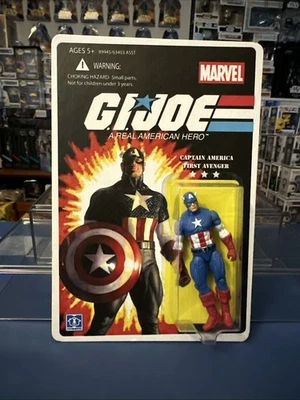 Figura Personalizada GI Joe Capitán América Nueva En Paquete Foto 1 de 2