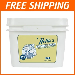 Nellie's Dishwasher Powder - 500 Scoops, Plant-Based Formula - Picture 1 of 3