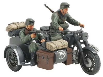 Tamiya 1/48 Miniatura Militare N.78 Sidecar Militare Dell'Esercito Tedesco - Immagine 1 di 4