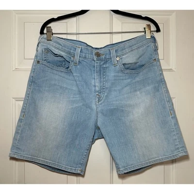 Pantalones cortos de mezclilla True Religion para mujer lavado claro talla 31 hechos en EE. UU. Foto 1 de 4