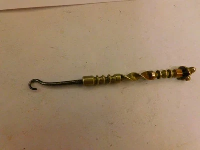 Very Unusual Vintage Shape  Shoe Button Hook - Image 1 of 4