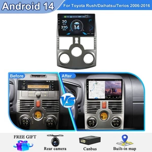 Für Toyota Rush/Daihatsu Terios Autoradio Android 14 DAB+ WIFI DSP Carplay 32GB - Bild 1 von 24