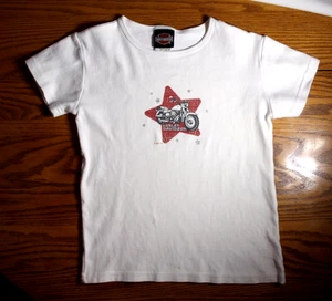 Harley-Davidson Girl's T-Shirt White Short Sleeve Sz:M Henderson, Nevada - Picture 1 of 4