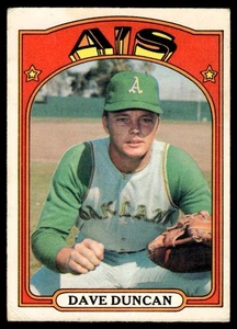 1972 O-Pee-Chee Dave Duncan Oakland Athletics #17 - Picture 1 of 2