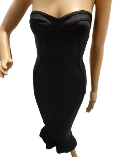 PALM ANGELS Abito da cocktail nero donna PRETTYLITTLETHING Taglia 4 US