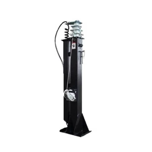 6m extending rotating base telescopic mast for lights, antena, CCTV camera - Picture 1 of 3