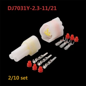 2set /10set 3pin DJ7031Y-2.3-11/21 Automotive Waterproof Connector male & female - Picture 1 of 4