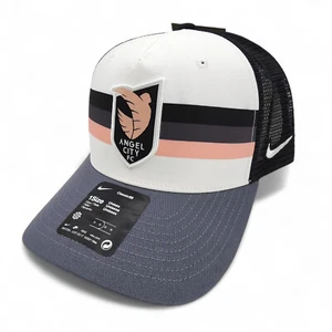 Nike Angel City FC Trucker Cap Adult Soccer Adjustable Snapback Hat NEW w/ Tag - Picture 1 of 18