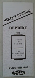 LA Eyewitness News & Ralphs "Sixty-Something 1991" Senioren Broschüre Los Angeles - Bild 1 von 1