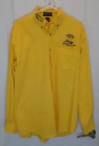 Jonathan Corey "Prescott Frontier Days Rodeo" Yellow Embrodery Shirt. Men's L - Picture 1 of 6