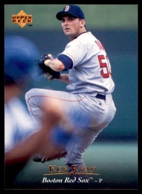 1995 Upper Deck Ken Ryan Boston Red Sox #401 2081c - Image 1 of 2