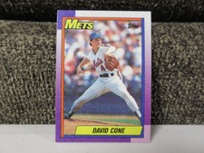 1990 Topps Baseball Card, David Cone, New York Mets, #30