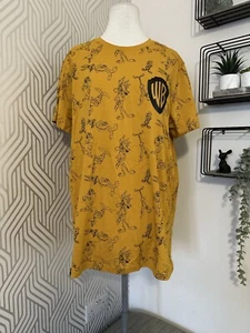 Warner Bros Looney Tunes Yellow Character Print T Shirt Size XL BNWT Vintage - Picture 1 of 9