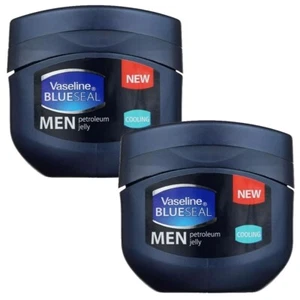 2 x Vaseline Blue Seal Men's Petroleum Jelly Moisturizing Soothes Dry Skin 100ml - Picture 1 of 2