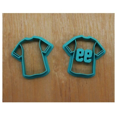 Cortador de galletas de camiseta de béisbol, opción de personalización de número/letra de camiseta Foto 1 de 3