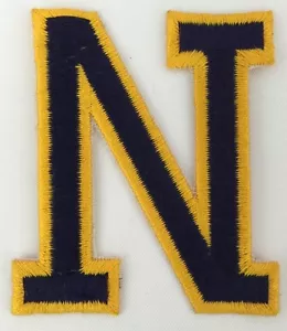 Michigan North Muskegon Norseman Patch "N" Iron On - Foto 1 di 3