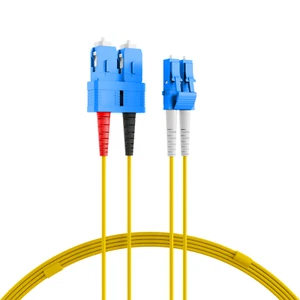 ProfiPatch LWL Glasfaserkabel Duplex LC-SC Singlemode 9/125µ OS2 2m - Afbeelding 1 van 2