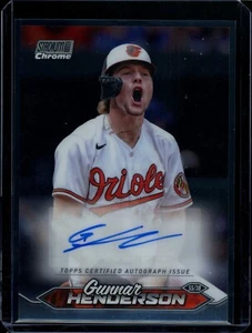 ⚾️ 2024 Topps Stadium Club - Cromo Auto Gunnar Henderson SCCA-GH 🔥 - Foto 1 di 2