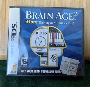 Brand New Sealed Brain Age 2: More Training in Minutes a Day (Nintendo DS, 2007) - Bild 1 von 2